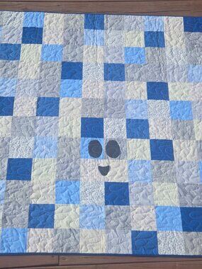 Handmade Little Ghost Who Was a Quilt Winter Surprise  Gift Kids, Quilt w/Book